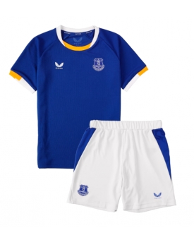 Billige Fotballdrakt Everton Replika Hjemmedraktsett Barn 2026-27 Kortermet (med bukser)
